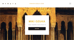 Desktop Screenshot of mikiozuka.com