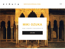 Tablet Screenshot of mikiozuka.com